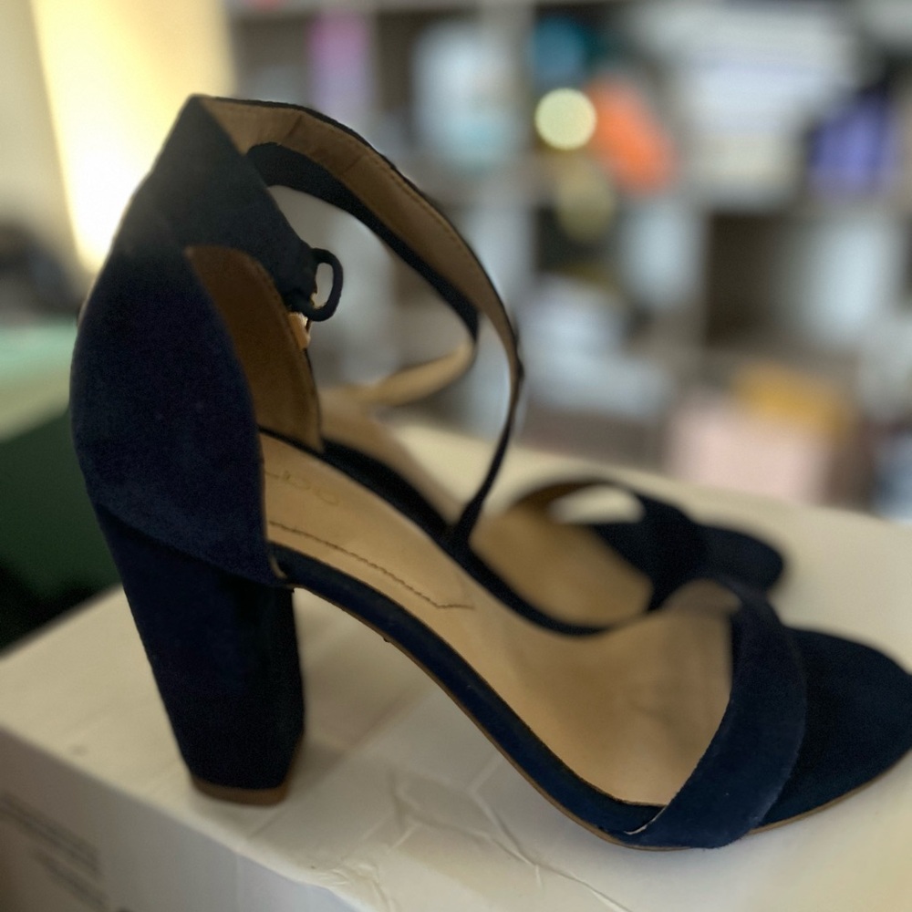 Aldo Dark Blue Women's Heels
